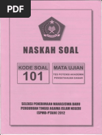 Download Spmb-ptain 2012 Kode Soal 101 1 by Musa Wim Gomez SN230417067 doc pdf
