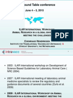 ILAR Round Table Conference: June 4 - 5, 2015