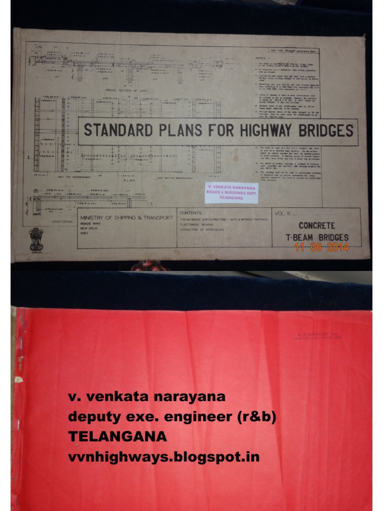 Standard Plans For Highway Bridges Vol Iii - Concrete T - Beam Bridgesa ...