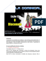 Lição 12 - Subsidio - O Diaconato