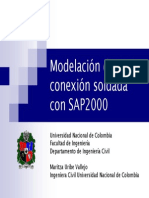 Modelacion de Una Conexion Viga-columna Soldada-muv Con Sap2000