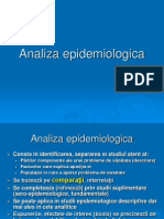 Analiza epidemiologica 2013