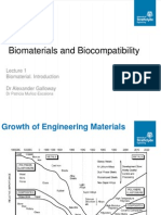 Introduction to Biomaterials and Biocompatibility Lecture