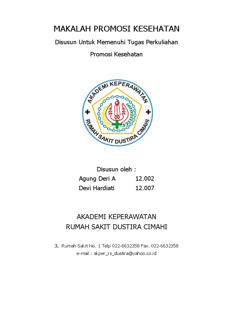 Makalah Promosi Kesehatan