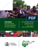 MDGs Nigeria - Countdown Strategy 2012 To 2015 Achieving The MDGs