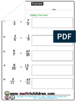 Adding Fractions