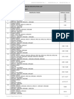 Title Revision No. Issued Date::: Sm-90 / Sm-500 Specification List 24 4 JUNE 2011