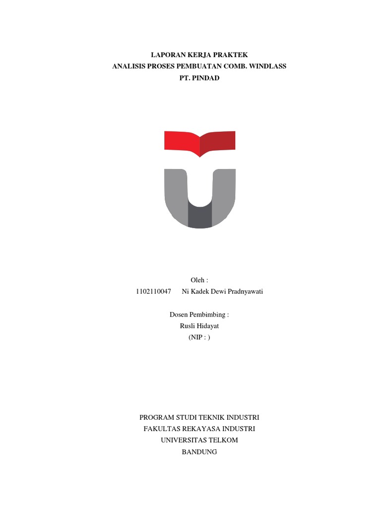 Template Laporan Kerja Praktek Universitas Telkom 2014