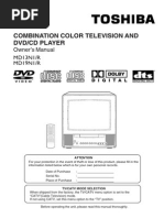 Combination Color Television and DVD/CD Player: Owner's Manual MD13N1/R MD19N1/R