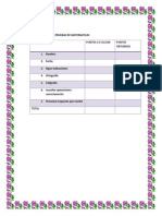 Criterios para Evaluar Pruebas de Matematicas