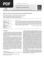 2011-Mixed Variable Structural Optimization Using Firefly Algorithm