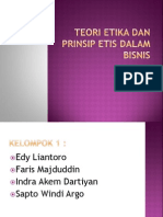 Teori Etika Dan Prinsip Etis Dalam Bisnis