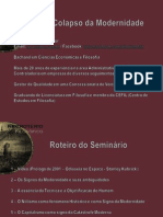 o Colapso Da Modernidade - Slides