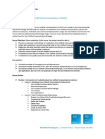 Troubleshooting Cisco Unified Communications (TVOICE) : Course Length: 5 Days