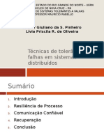 Técnicas de Tolerância A Falhas em Sistemas Distribuídos PDF