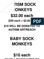 Sock Monkey Pricing