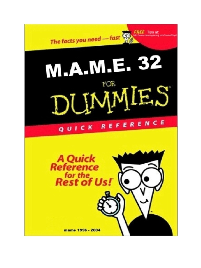 MAME32 for Dummies Icon Computer File