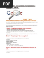 Como Fazer Pesquisas Avançadas No Google