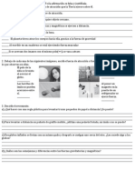 Prueba Naturaleza 4° Unidad 4 Fuerza y Movimiento