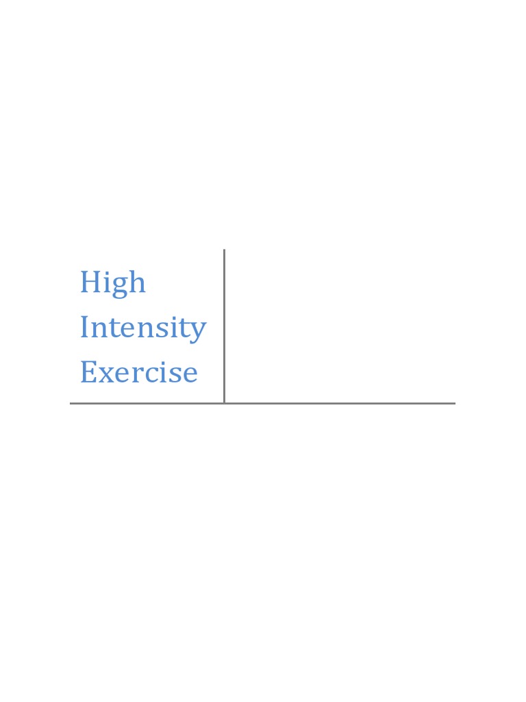 HIIT Workouts for Effective Fat Loss | PDF | Aerobic Exercise ...