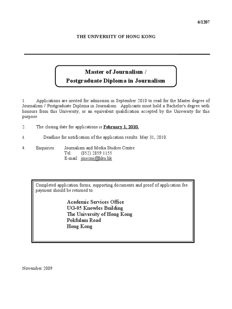 The University of Hong Kong Notary Public Postgraduate Education