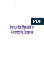 Automotive Battery Manual