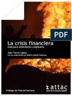 15-M-Indignados - Juan Torres López -(2009)- La Crisis Financiera, Guía Para Entenderla y Explicarla