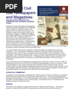 Illustrated Civil War Newspapers and Magazines: