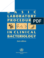 Basic Laboratory Procedure in Clinical Bacteriology