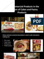 Using Commercial Products in The Production of Cakes