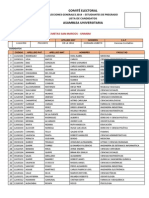 Listas Oficiales Pregrado 2014