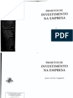Livro Projetos de Investimento Na Empresa