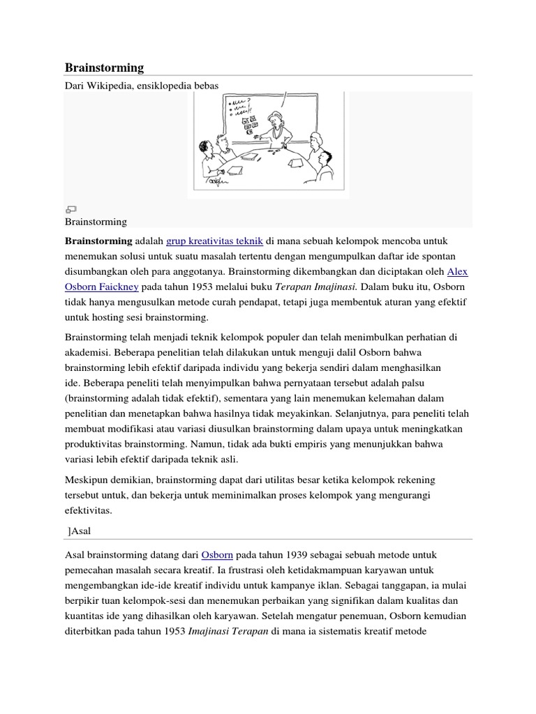 Brainstorming Pdf