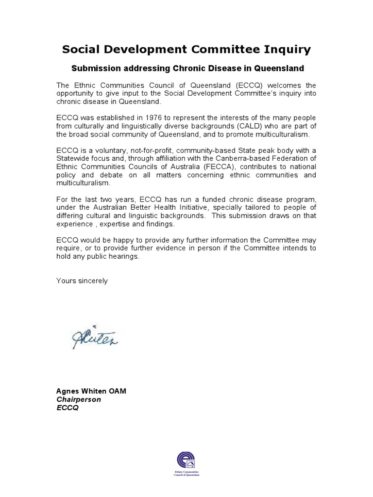 Chronic Disease in Multicultural Queensland 08 09 | PDF | Chronic ...