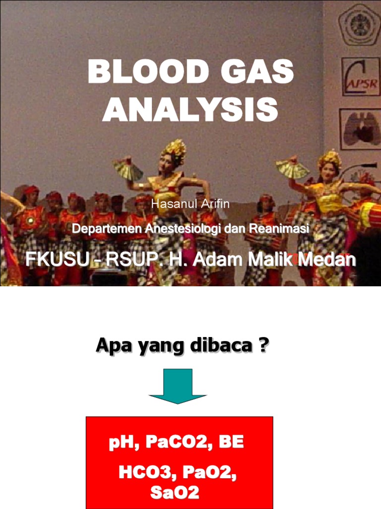 Blood Gas Analysis Guide | PDF