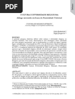 Cultura e DiversiDaDe Religiosa