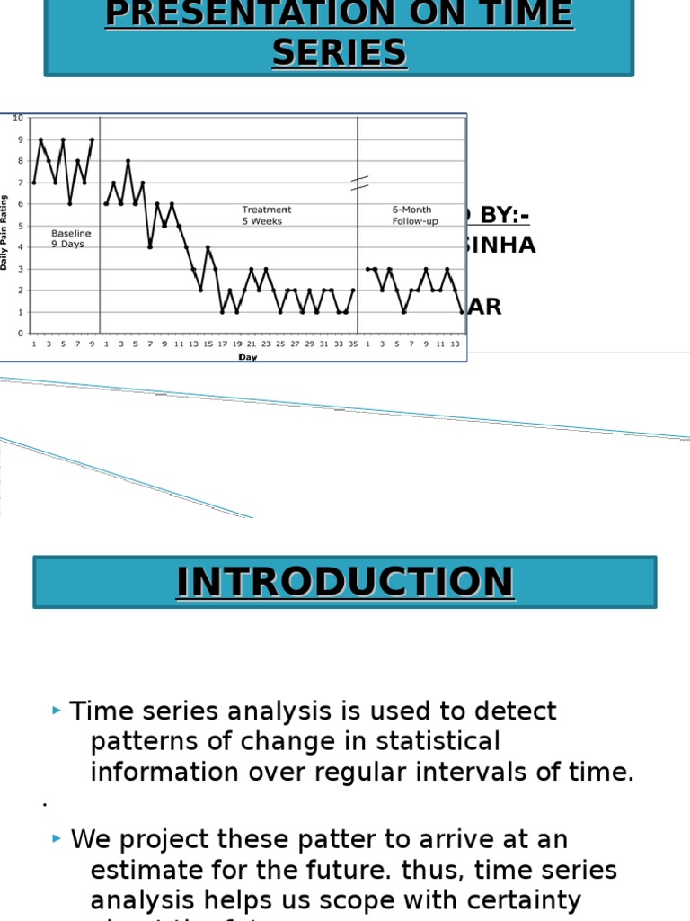Presentation On Time Series PDF Seasonality Linear Trend Estimation