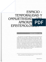 Espacio - .Objetividad y Omnijetividad, Una Aproximacion Epistemiologica - Adolfo Izquierdo Uribe