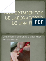 Procedimientos de Laboratorio de Una Ppr