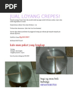 Download Jual Loyang Crepes MURAH by haidhar12 SN23051902 doc pdf