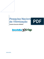 Pesquisa Nacional de Vitimização-2013