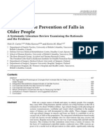 Exercise in The Prevention of Falls in Older People A Systematic Literature Review Examining The Rationale and The Evidence