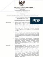 Surat Keputusan Gubernur Sulawesi Tenggara Nomor 615 Tahun 2013 Tentang Pembentukan Pengurus LPDG Prov. Sultra Masa Bakti 2013-2016