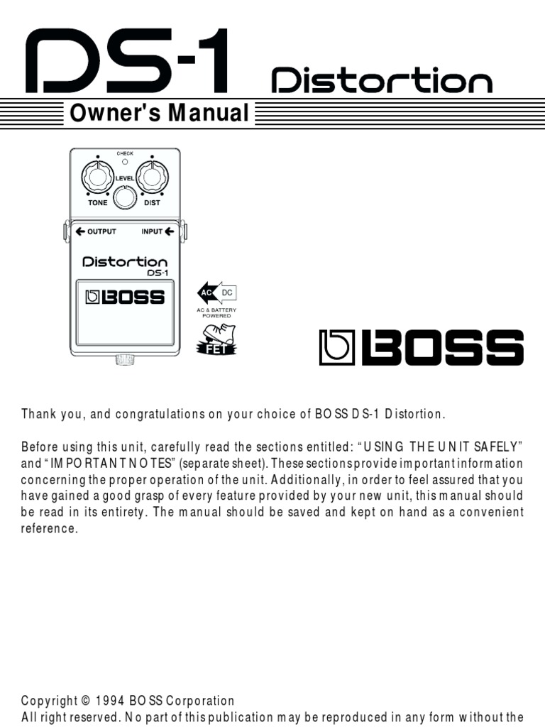 DS-1 Manual