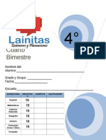 4to Grado - Bimestre 4