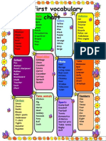 My First Vocabulary Chart: Animals