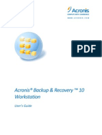 Acronis Backup & Recovery 10 Workstation User Guide