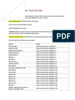 SQL Server Date Time Format