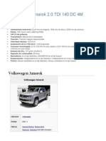 Volkswagen Amarok Datos