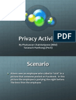 Privacy Activity